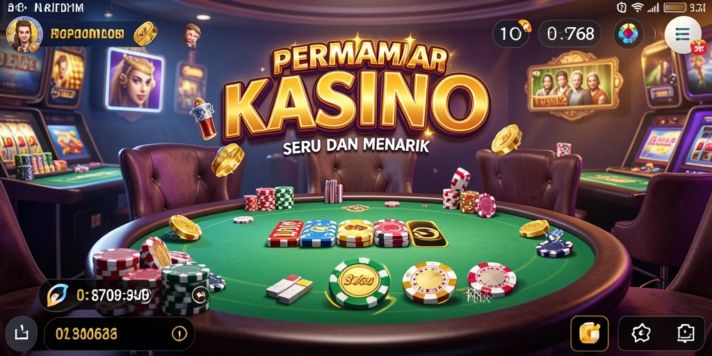 Tampilan utama game Kasino 8768 dengan permainan yang seru.
