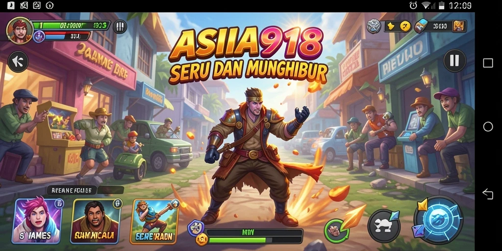 Tampilan gameplay seru dari ASIA918 yang penuh warna.