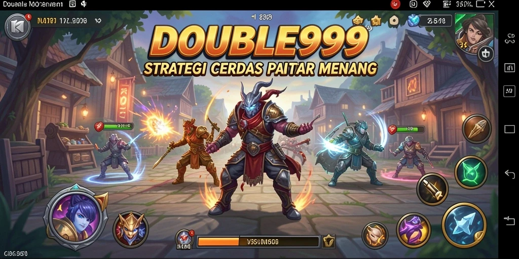 Tampilan screenshot dari gameplay menarik dalam DOUBLE999.