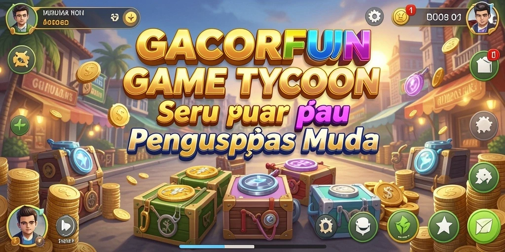 Tampilan gameplay menarik dalam dunia Tycoon.