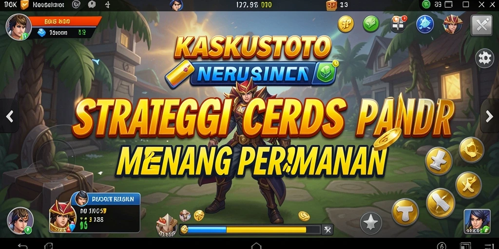 Screenshot gameplay KASKUSTOTO menampilkan pertempuran strategis yang intens.