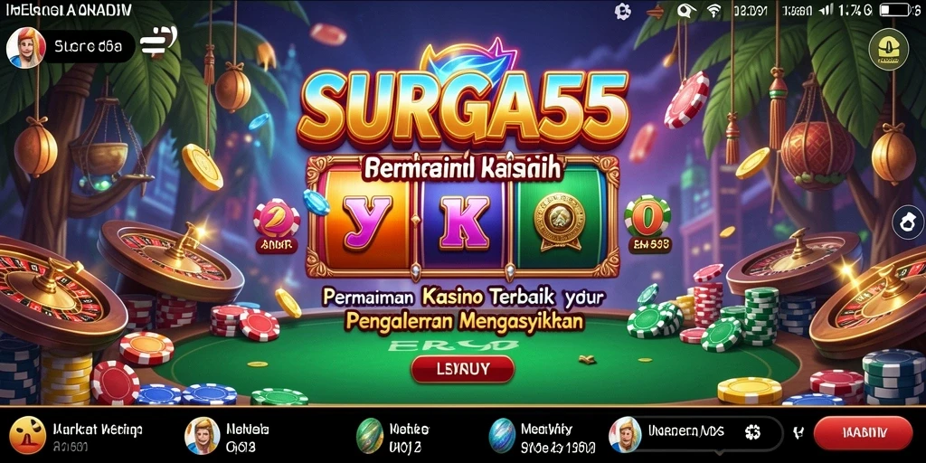 Tampilan grafis menawan dalam permainan Kasino SURGA55